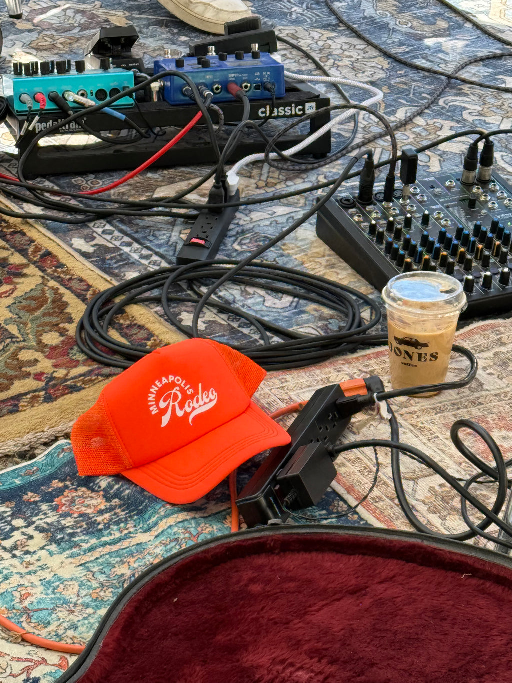 Orange Foam Trucker