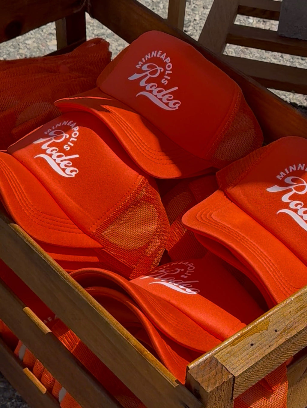 Orange Foam Trucker