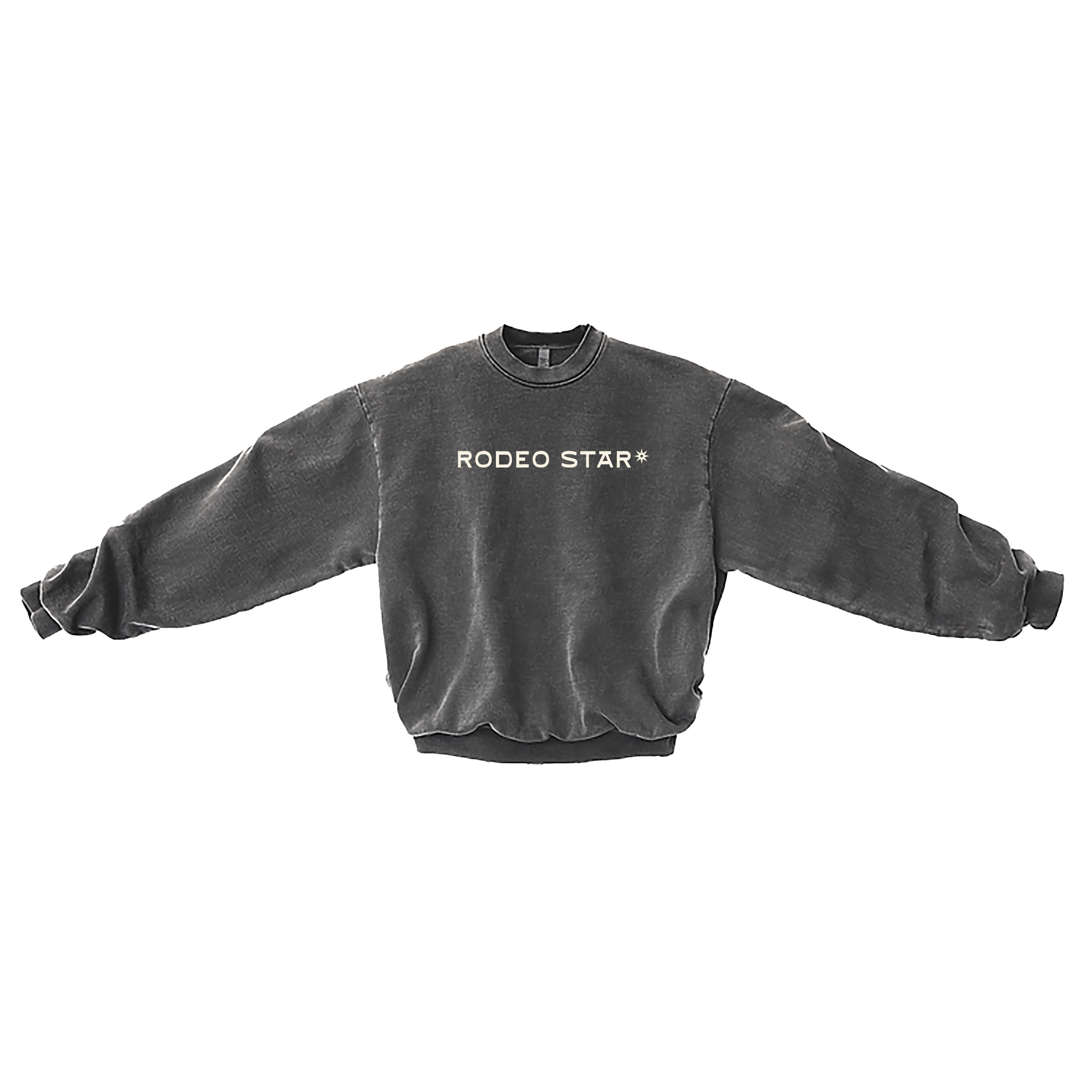 Rodeo Star Logo Crewneck (Vintage Black)