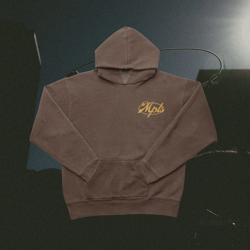 Minneapolis Rodeo Logo Hoodie (Chocolate)