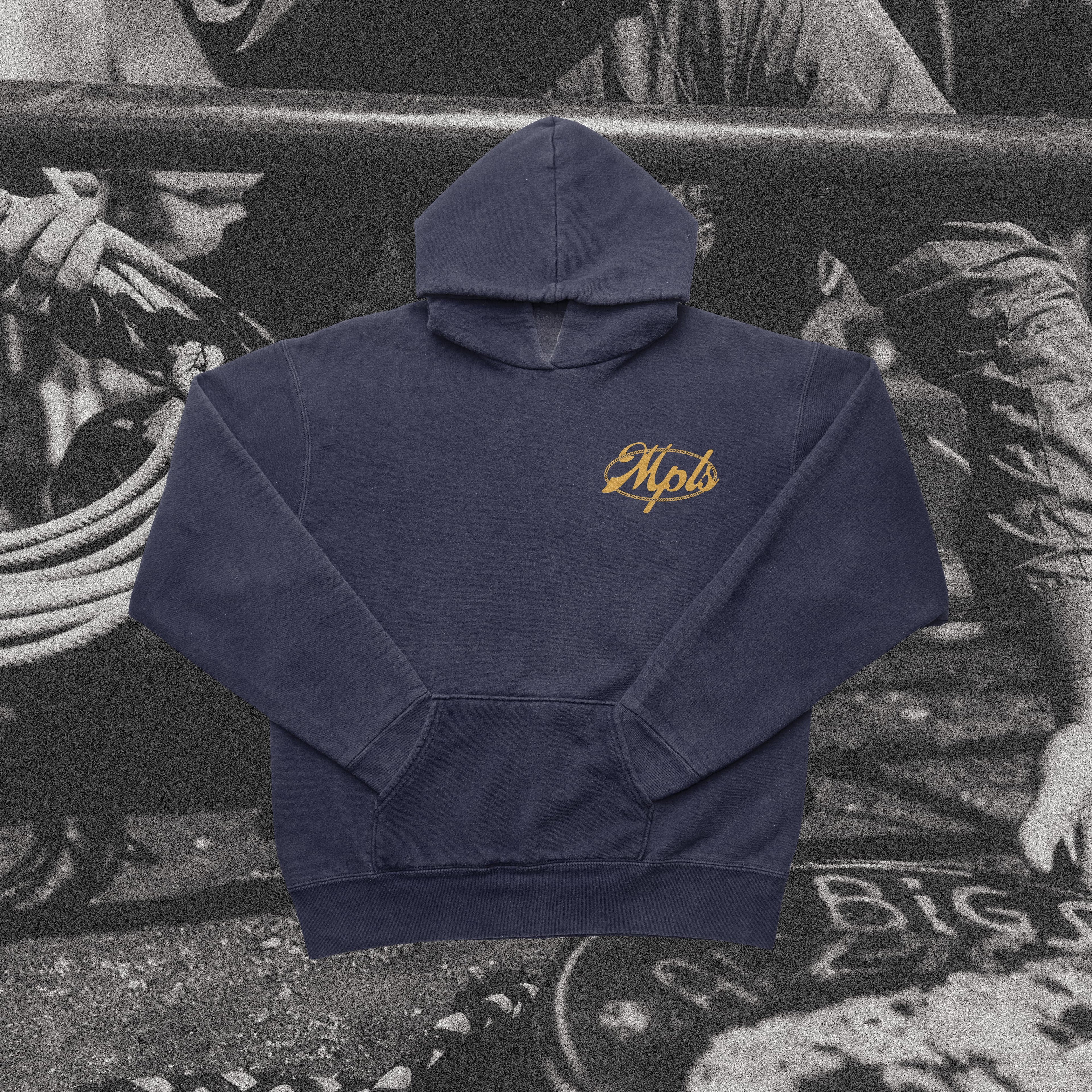 Minneapolis Rodeo Alt Hoodie (Navy)