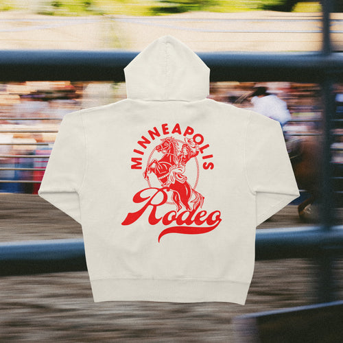 Minneapolis Rodeo Alt Hoodie (White)