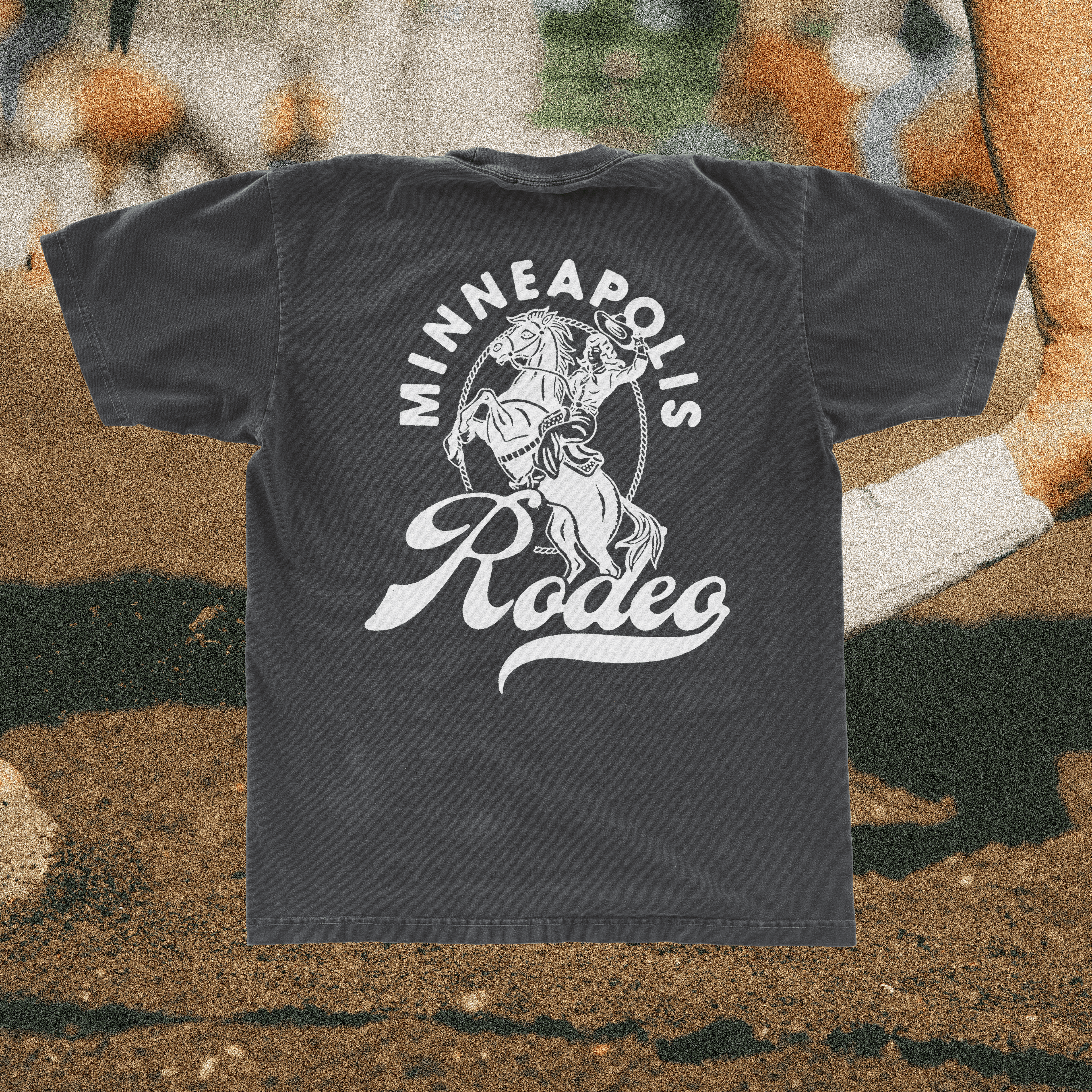 Minneapolis Rodeo Logo Tee (Black)
