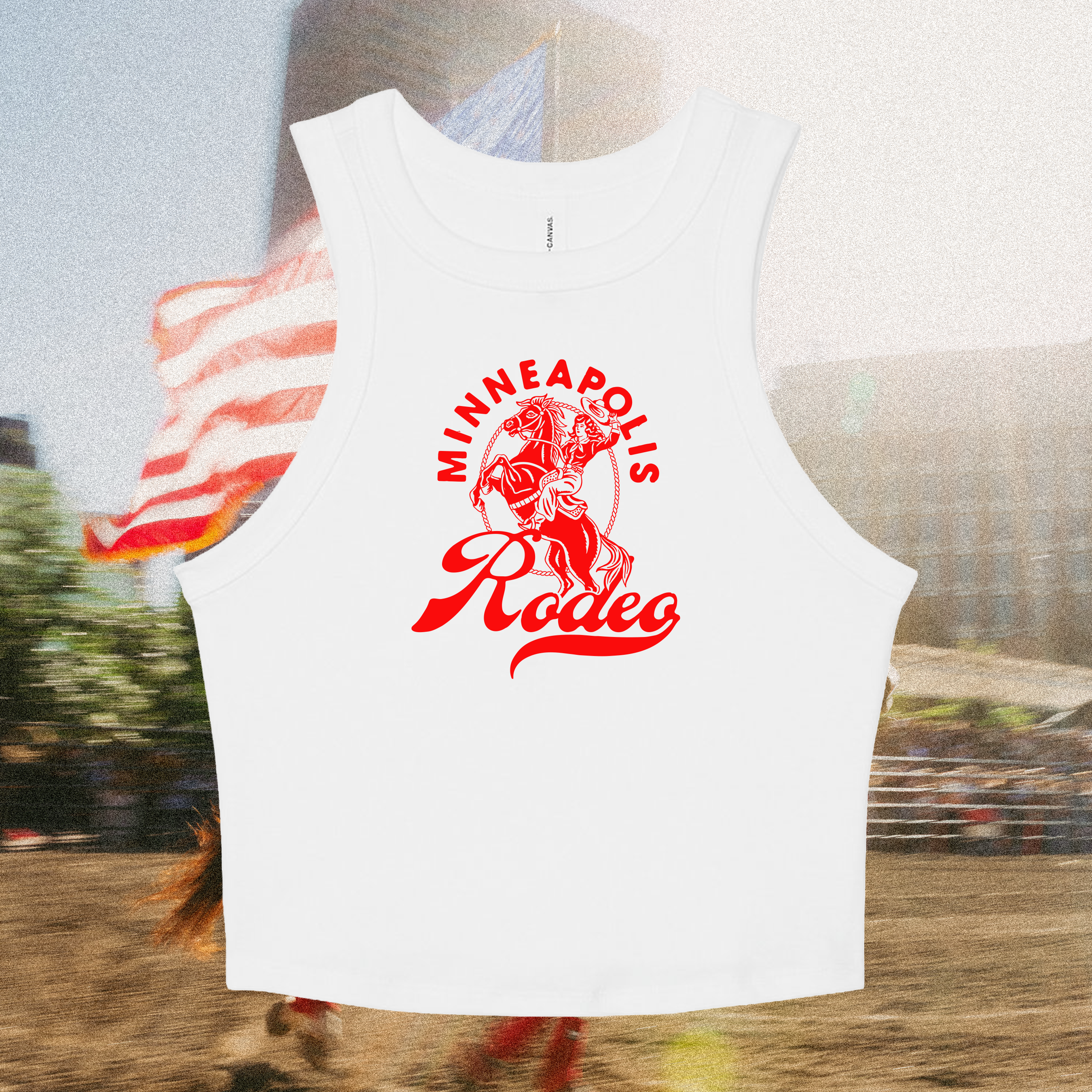 Minneapolis Rodeo Sunny Tank (White)